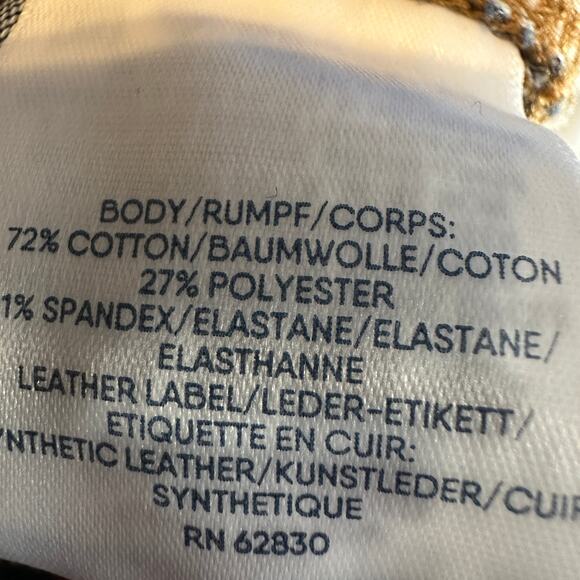 Lnads End Jeans Women's Size 16W Straight Leg Dark Wash Blue Stretch NEW - Picture 6 of 6